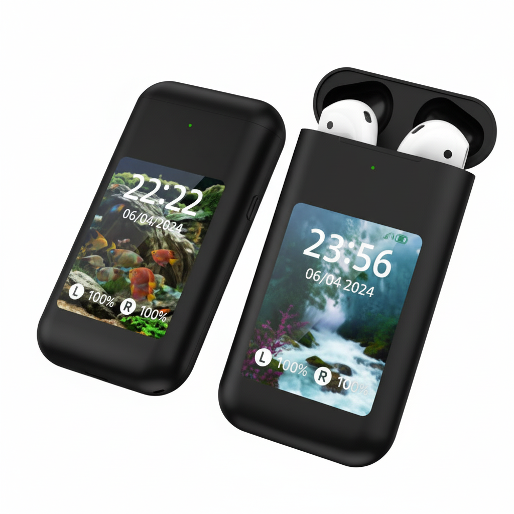 TF20 MULTIPURPOSE POWERBANK WITH AIRPODS AND DISPLAY