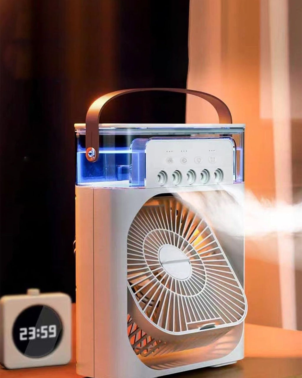 Portable Air cooler Table fan with humidifier