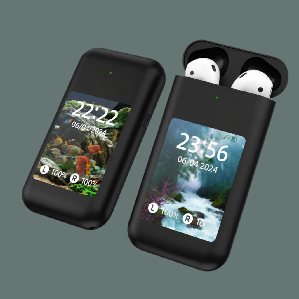 TF20 MULTIPURPOSE POWERBANK WITH AIRPODS AND DISPLAY