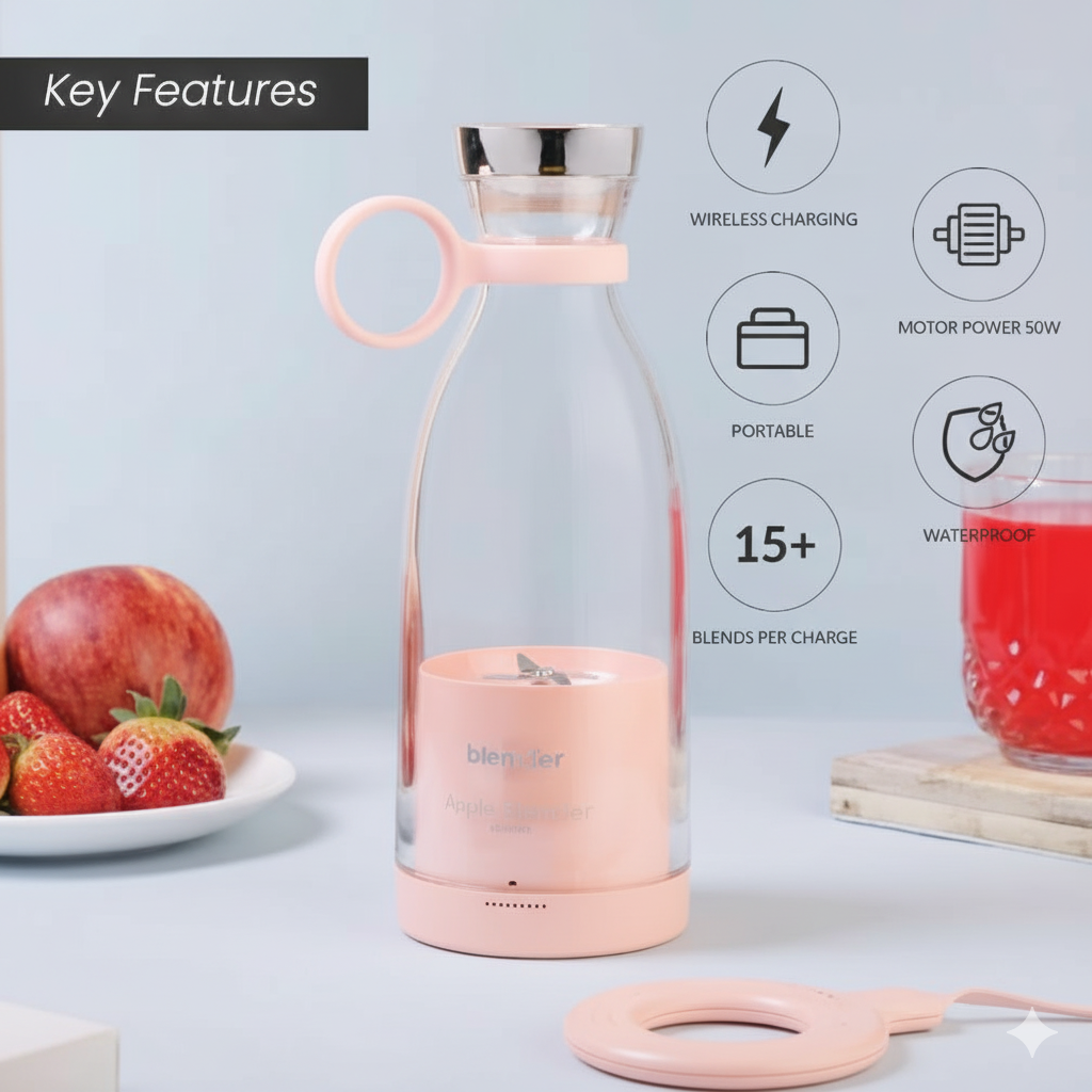 Electric Portable Mini Juicer Bottle