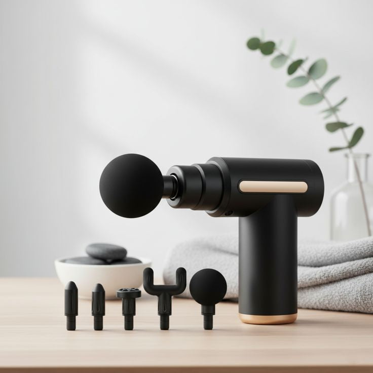 Mini Massage Gun - Deep Tissue Handheld Massager for Full Body Pain Relief